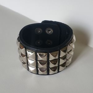 Studded punk bracelet